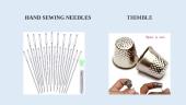 Sewing tools and equipment used in garment construction 11 puslapis