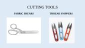 Sewing tools and equipment used in garment construction 5 puslapis