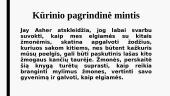 Knygos apžvalga ''13 priežasčių kodėl?'' 6 puslapis