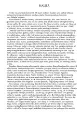 Homero herojinio epo ,,Odisėja“ atgarsiai