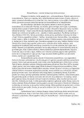 Humaniškumas - esminis žmogaus gyvenimo principas