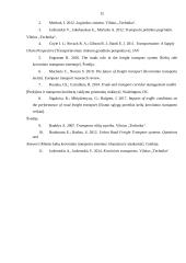 Transportavimo veiklos optimizavimas organizuojant krovinių gabenimą keliais  12 puslapis