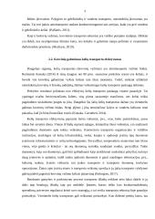 Transportavimo veiklos optimizavimas organizuojant krovinių gabenimą keliais  9 puslapis