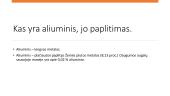Aliuminio elementas ir metalas 4 puslapis