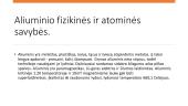 Aliuminio elementas ir metalas 5 puslapis