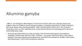 Aliuminio elementas ir metalas 9 puslapis