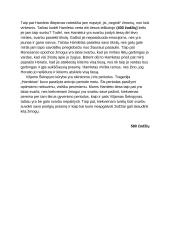 Hamletas - gyvenimo tiesos ieškotojas (Šekspyras) 2 puslapis