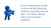 Company presentation﻿ "AAA Baltic reklama" 6 puslapis
