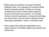 Senovės Egipto menas - skulptūros bei kapų puošyba 7 puslapis