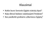 Senovės Egipto menas - skulptūros bei kapų puošyba 10 puslapis