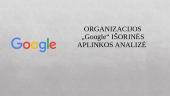 Organizacijos „Google“ išorinės aplinkos analizė