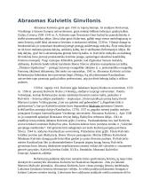 Abraomas Kulvietis Ginvilonis ir Albrechtas Brandenburgietis