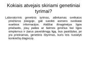 Genetiniai tyrimai 11 puslapis