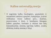Kalbos universalijos, universalijų duomenų bazė 4 puslapis