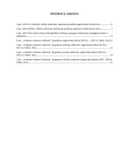 Lietuvos Respublikos sveikatos apsaugos ministerijos vykdomos programos „Sveikatos sistemos valdymas“ įgyvendinimo analizė 3 puslapis