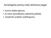  Sociologija - kokybiniai bei kiekybiniai tyrimai 7 puslapis