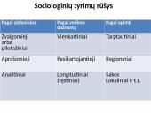  Sociologija - kokybiniai bei kiekybiniai tyrimai 8 puslapis