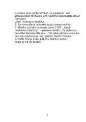 Matematikos galvosūkiai - užduotis 6 puslapis