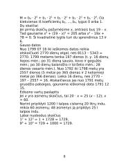Matematikos galvosūkiai - užduotis 8 puslapis