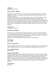 Literatūros autorių ir jų kūrinių aprašymai 2 puslapis