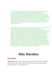 Literatūros epochų aprašymai 13 puslapis