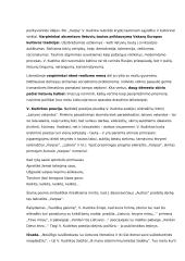 Literatūros epochų aprašymai 15 puslapis