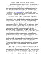 Koks lietuvės paveikslas kuriamas įvairių laikotarpių literatūroje?