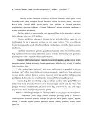 K.Donelaičio poemos „Metai“ ištraukos interpretacija (nuo Gandras iki savo Dievą) 1 puslapis