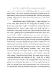 Praradimai skatina labiau pažinti save ir suteikia įkvėpimo ryškių kūrinių sukūrimui