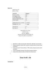 Dean Swift’s Ale – Food Processing Assignment 2 puslapis