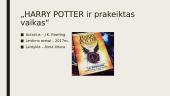 Knygos atsiskaitymas - Haris Poteris 3 puslapis