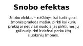Snobo efektas