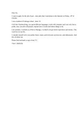 Application letter for a pilot position