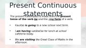 Present continuous (present progressive tense) 2 puslapis