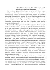 Prarastos tėvynės ilgesys Lietuvos literatūroje (Mickevičius, Nėris) (100-uko rašinys)