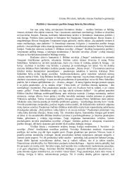 Požiūris į visuomenės paribio žmogų lietuvių literatūroje (Biliūnas, Savickis) (100-uko rašinys)