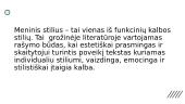 Meninis stilius 2 puslapis