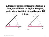 Trikampių lygumo ir panašumo požymiai  17 puslapis