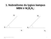 Trikampių lygumo ir panašumo požymiai  7 puslapis