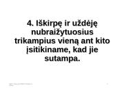 Trikampių lygumo ir panašumo požymiai  10 puslapis
