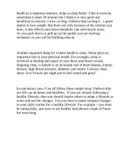 What should we do to stay healthy? 2 puslapis