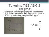 Mechaninis, tiesiaeigis ir kreivaeigis judėjimas 13 puslapis