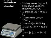 Masė ir jos vienetai 6 puslapis