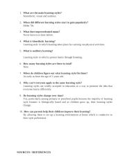 Learning Styles in Preschool Education 9 puslapis