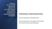 Kas yra personalo organizavimas? 