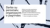 Kas yra personalo organizavimas?  9 puslapis