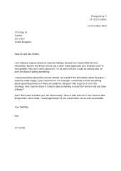 Letter of request