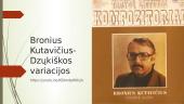 Bronius Vaidutis Kutavičius. Dzūkiškos Variacijos 8 puslapis