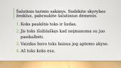 Sakinio dalys ir jų raiška - veiksnys ir tarinys 11 puslapis