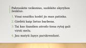 Sakinio dalys ir jų raiška - veiksnys ir tarinys 6 puslapis